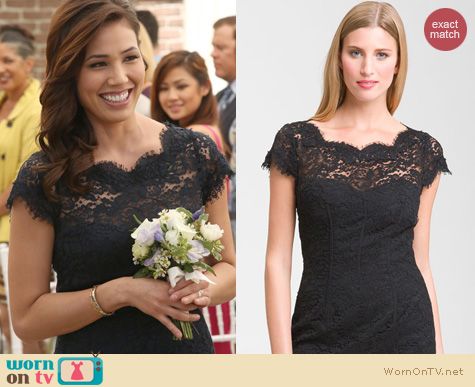 Michaela conlin's wedding dress on bones