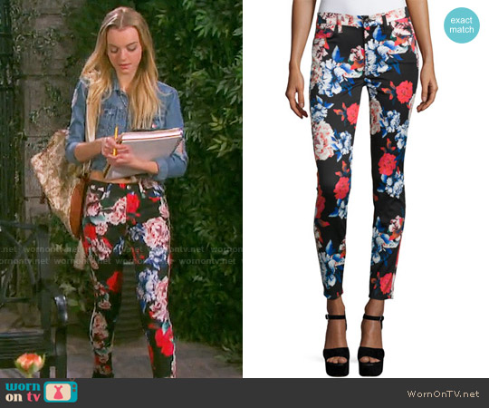 Wornontv: Claire’s Floral Jeans And Denim Jacket On Days Of Our Lives 