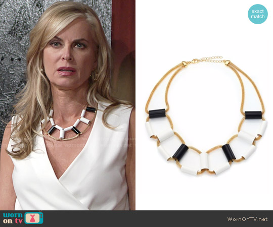 WornOnTV: Ashley’s black and white necklace on The Young and the ...