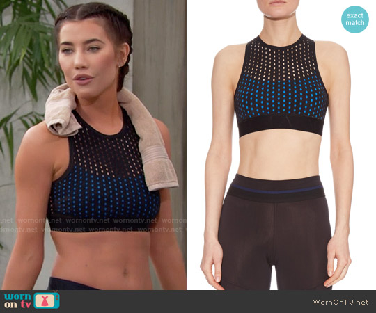 Wornontv Steffys Perforated Sports Bra On The Bold And The Beautiful