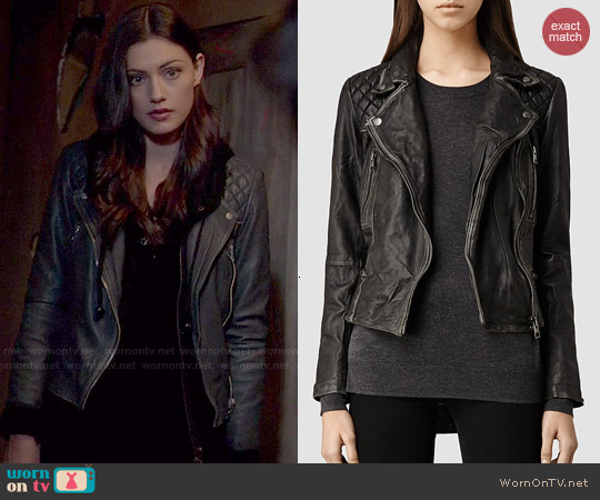 WornOnTV: Haley’s black leather moto jacket on The Originals | Phoebe ...