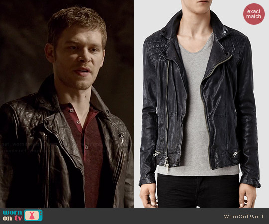 WornOnTV: Klaus’s red henley tee and leather jacket on The Originals ...