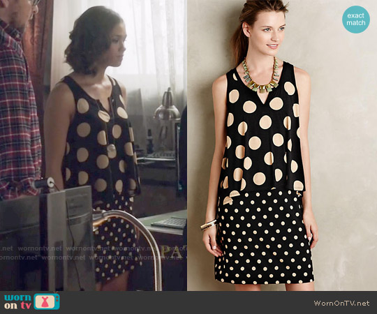 maeve polka dot dress