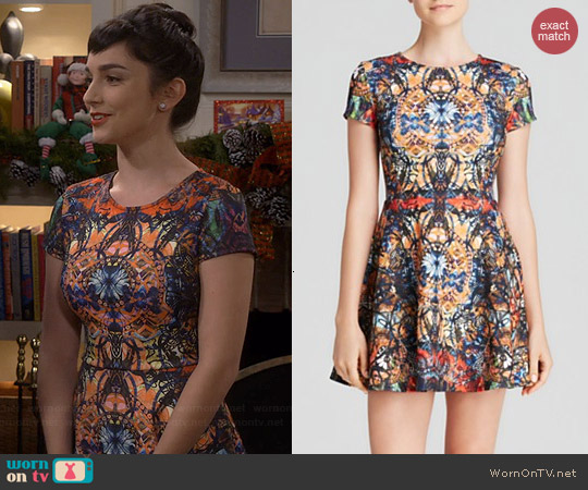 WornOnTV: Mandy’s kaleidoscope print dress on Last Man Standing | Molly ...