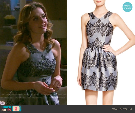 WornOnTV: Theresa’s grey and black lace dress on Days of our Lives ...