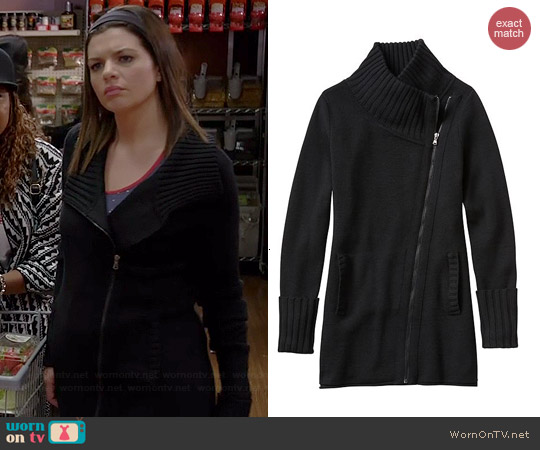 athleta sweater coat