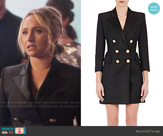 balmain coat dress