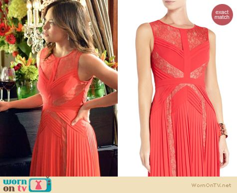 bcbg coral dress