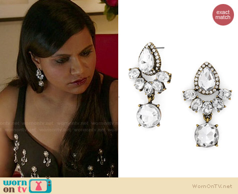 WornOnTV: Mindy’s black crystal embellished dress on The Mindy Project