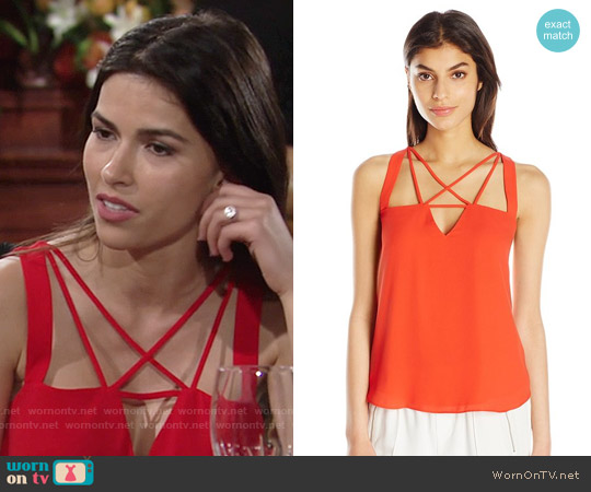 WornOnTV: Marisa’s red strappy front top on The Young and the Restless ...