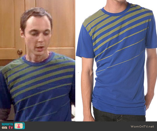 WornOnTV: Sheldon’s blue and yellow striped shirt on The Big Bang ...