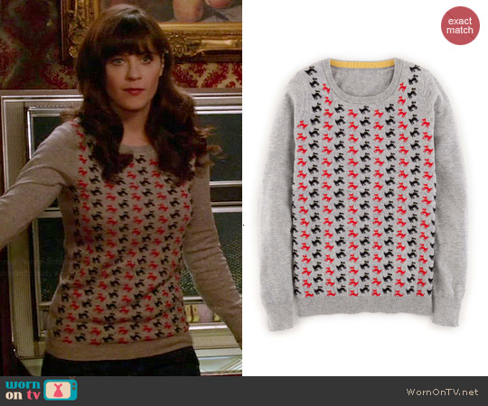 george bunny sweater new girl