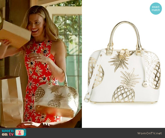 brahmin pineapple purse