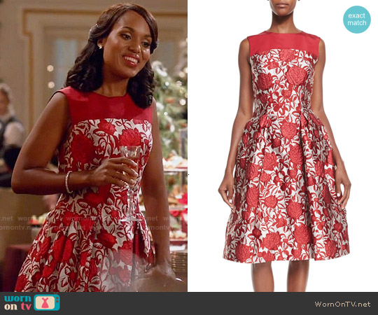 kerry washington red dress