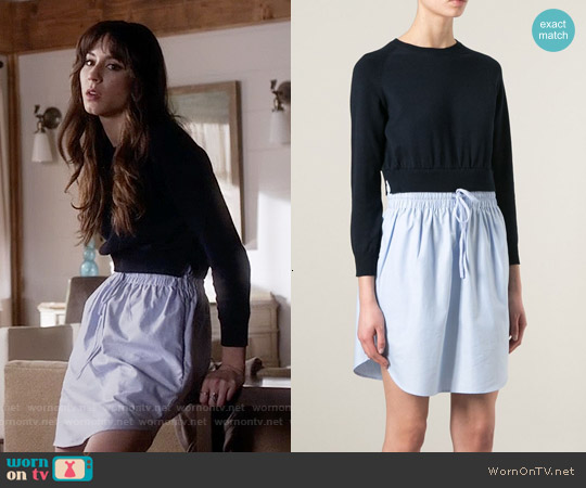 Wornontv Spencer S Navy Sweater And Blue Skirt On Pretty Little