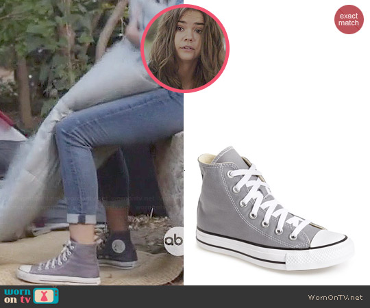 light gray high top converse