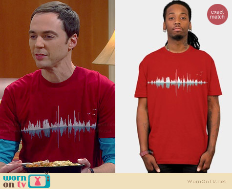 sheldon sound wave shirt meaning