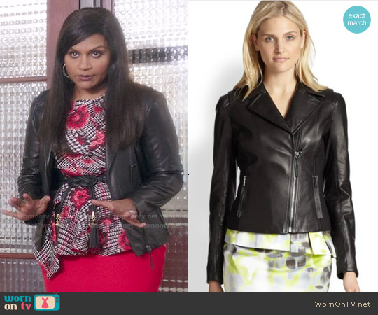 WornOnTV: Mindy’s houndstooth and floral peplum top on The Mindy ...