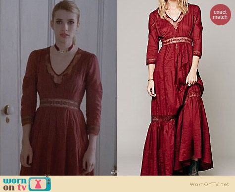 WornOnTV: Madison’s red maxi dress on American Horror ...