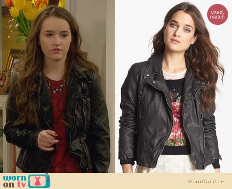 WornOnTV: Eve’s leather jacket on Last Man Standing | Kaitlyn Dever