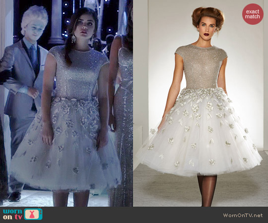 Wornontv Aria S Christmas Dress On Pretty Little Liars Lucy