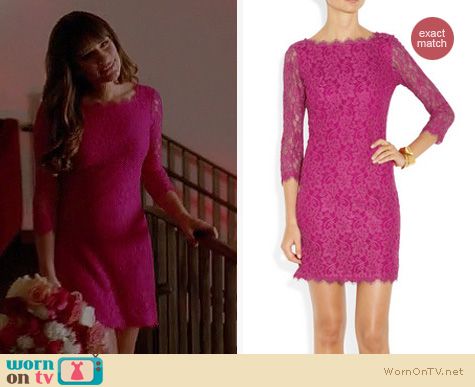 WornOnTV: Rachel’s pink lace dress at the wedding on Glee | Lea Michele | Clothes and Wardrobe ...