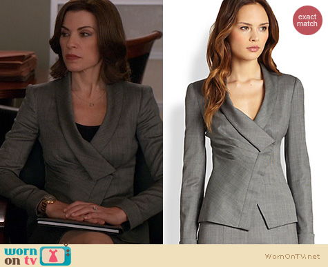 WornOnTV: Alicia’s grey crossover style jacket on The Good Wife ...