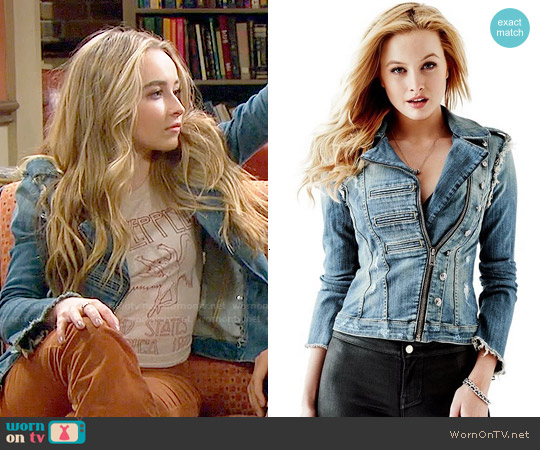 Wornontv Mayas Led Zeppelin Top And Denim Jacket On Girl Meets World