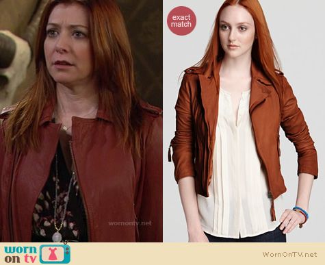 Joie White Leather Jacket Images