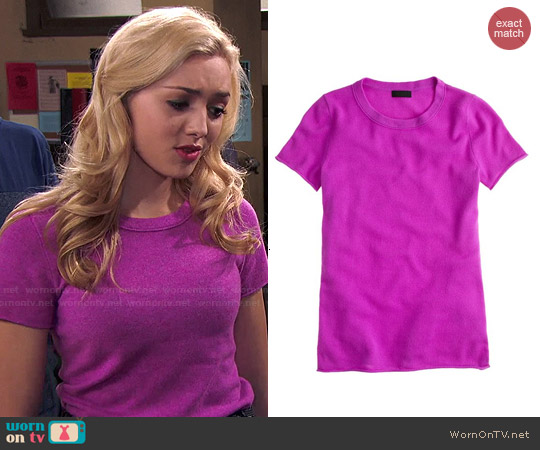 Wornontv Emmas Pink Cashmere Top And Grey Leopard Print Skirt On Jessie Peyton List 