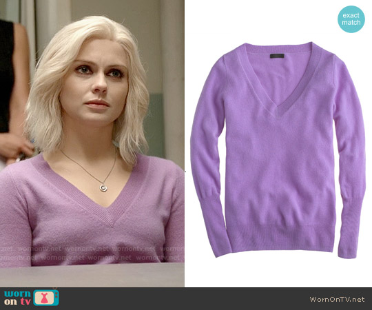 WornOnTV: Liv's purple v-neck sweater on iZombie | Rose McIver ...