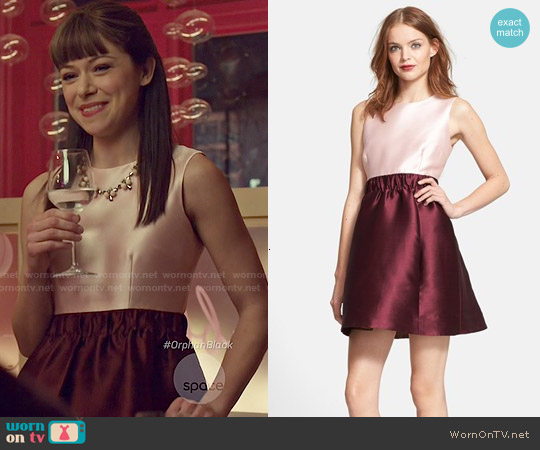kate spade burgundy dress