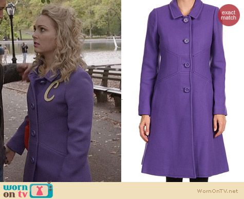 kate spade purple jacket