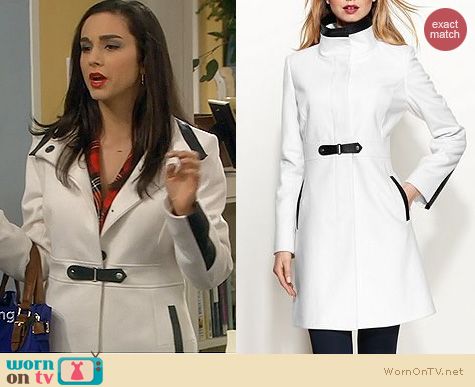 via spiga white coat