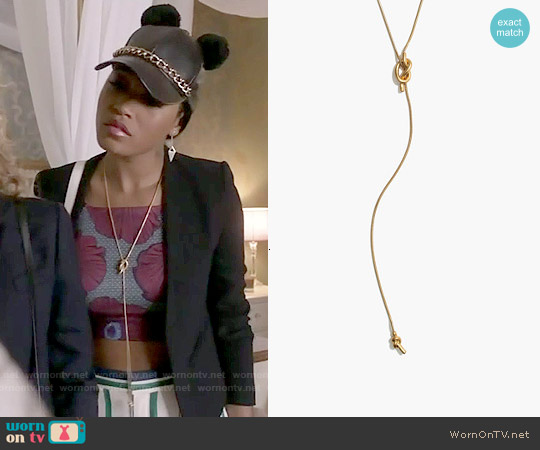 madewell knot necklace
