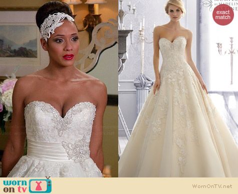 Wornontv Rosie S Wedding Dress On Devious Maids Dania Ramirez Mori Lee Bridal Gown Style 2671 Worn By Dania Ramirez On Devious Maids