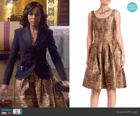 Wornontv Olivia S Gold Dress On Scandal Kerry Washington