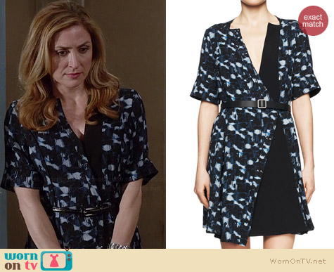 WornOnTV: Maura’s blue printed shirtdress on Rizzoli and Isles | Sasha ...