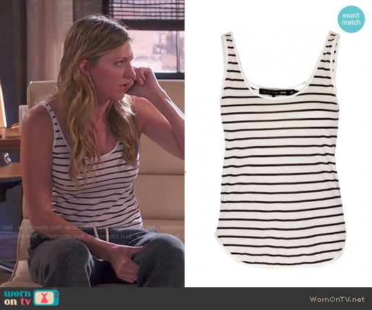 Wornontv Josslyns Striped Tank Top On Mistresses Jes Macallan Clothes And Wardrobe From Tv