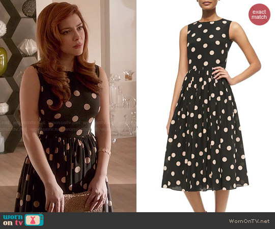 red valentino polka dot dress