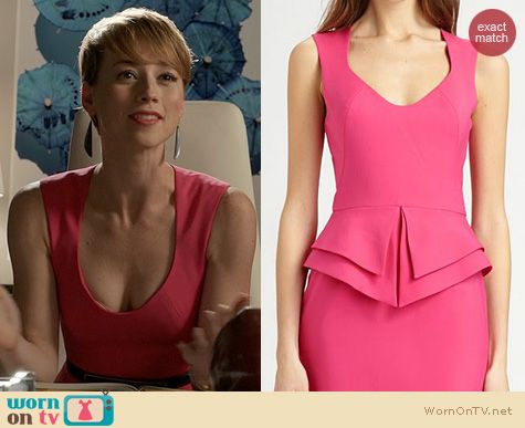 black halo pink dress