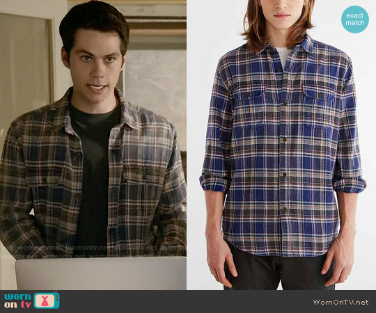 WornOnTV: Stiles’s blue plaid shirt on Teen Wolf | Dylan O'Brien ...