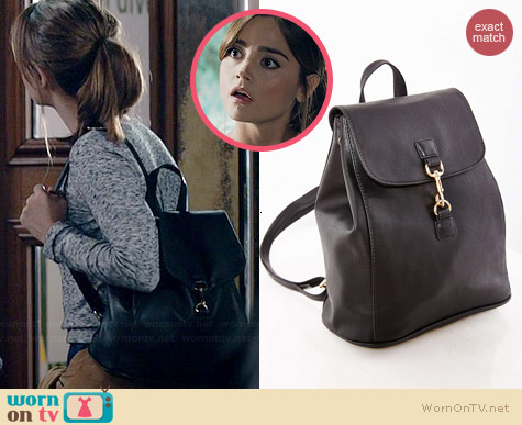 rory gilmore leather backpack