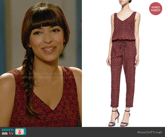 cece red jumpsuit