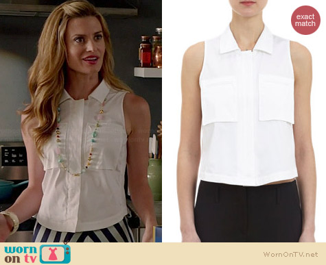 sleeveless shirt outfit