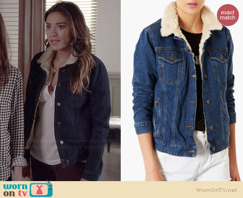 denim and fleece jacket