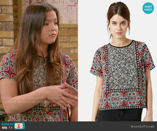 Wornontv Jasmine S Paisley Print Top On I Didn T Do It Piper Curda Clothes And Wardrobe From Tv