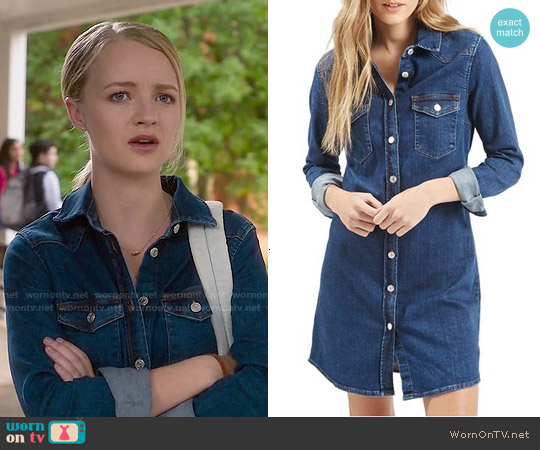 denim shirt dress outfits