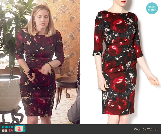 Wornontv Amy S Abstract Rose Patterned Dress On Veep Anna