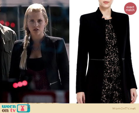 bcbg arelia long blazer